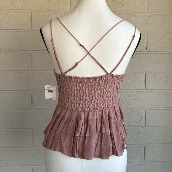 NWT Free People Adella Cami in Dusty Mauve - Picture 5 of 12